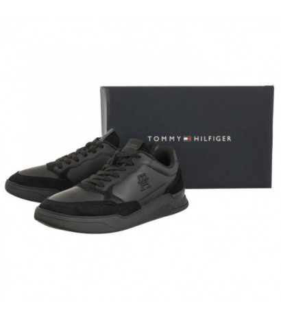 Tommy Hilfiger Elevated Cupsole Lth Mix Black FM0FM04929 BDS (TH973-a) sportiniai bateliai