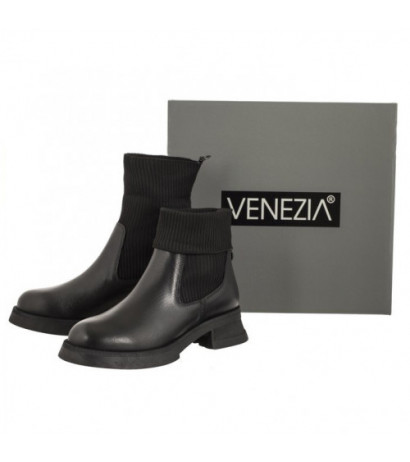 Venezia Czarne 1110243-1 101 Black  (VE753-a) kurpes