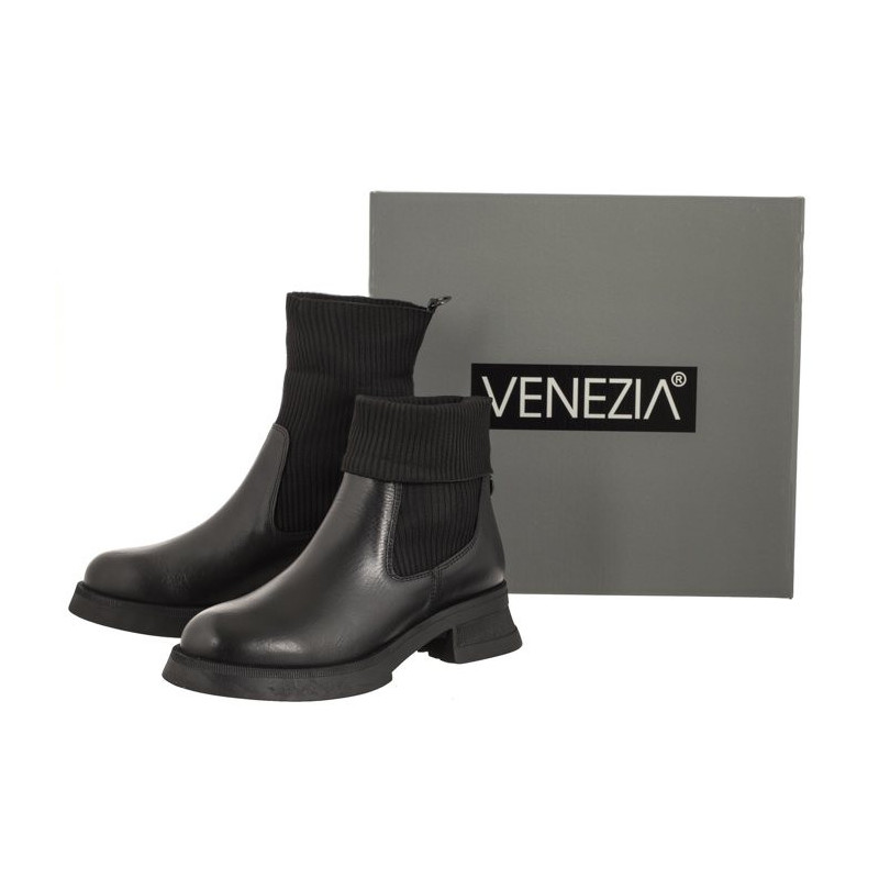 Venezia Czarne 1110243-1 101 Black  (VE753-a) batai