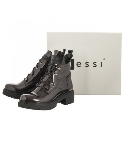 Nessi Czarne Lakierowane 20748/M 72 (NE201-g) shoes