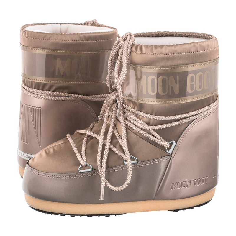 Moon Boot Icon Low Glance Platinum 1409350 B003 (MB47-c) batai