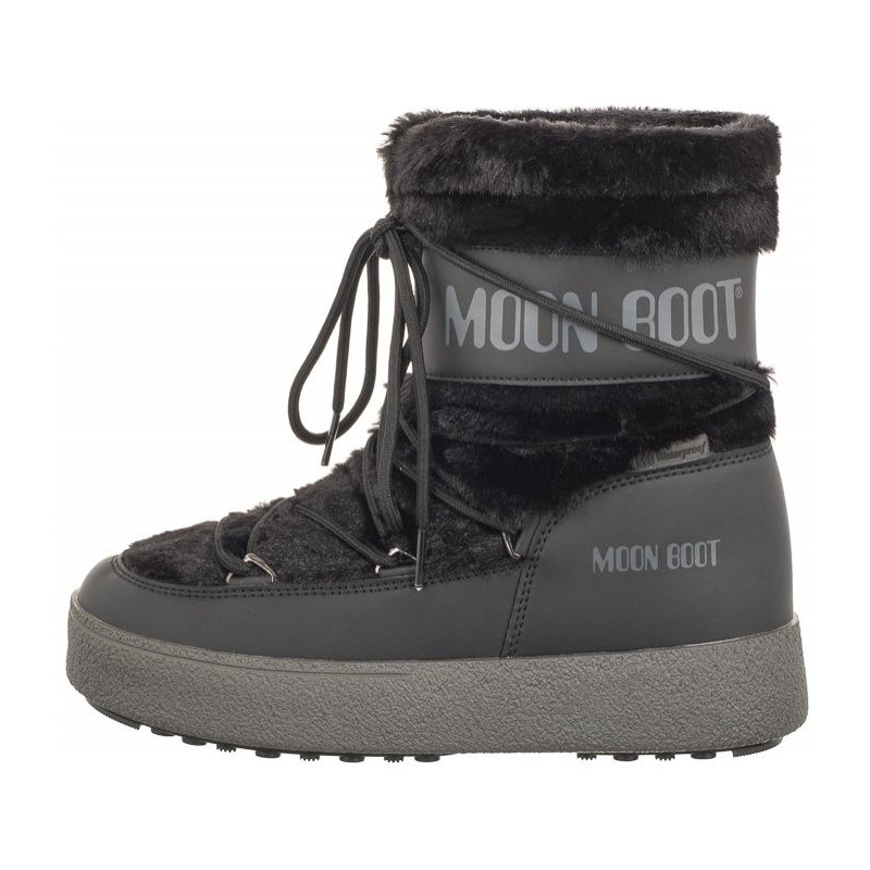 Moon Boot MB Ltrack Faux Fur WP Black 24501300001 (MB63-a) kurpes