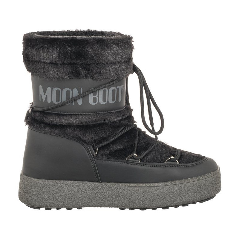 Moon Boot MB Ltrack Faux Fur WP Black 24501300001 (MB63-a) kurpes