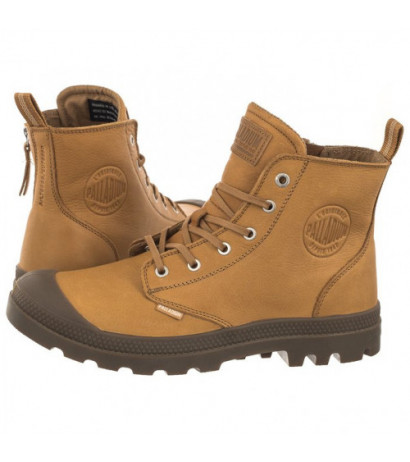 Palladium Pampa Zip Lth Ess Dear Brown 76888-252-M (PA64-d) zābaki