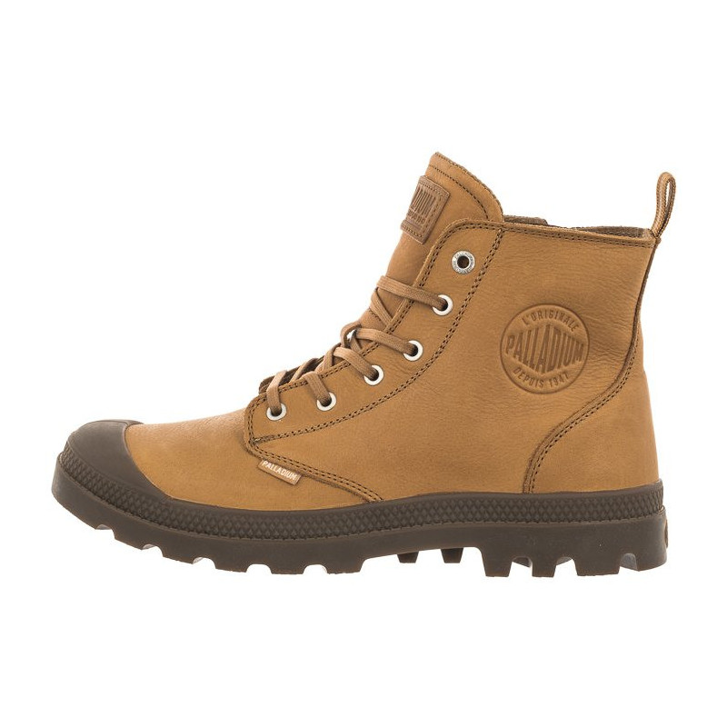 Palladium Pampa Zip Lth Ess Dear Brown 76888-252-M (PA64-d) batai