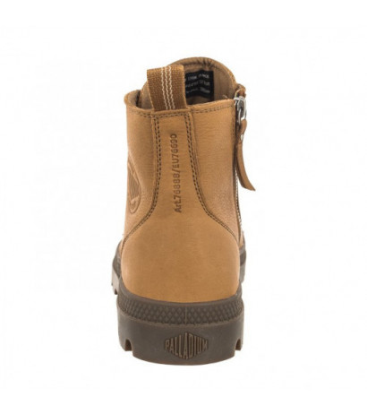 Palladium Pampa Zip Lth Ess Dear Brown 76888-252-M (PA64-d) saapad