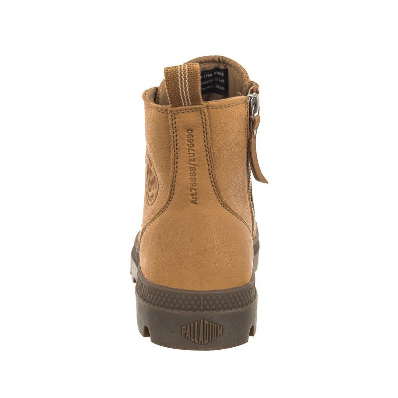 Palladium Pampa Zip Lth Ess Dear Brown 76888-252-M (PA64-d) batai