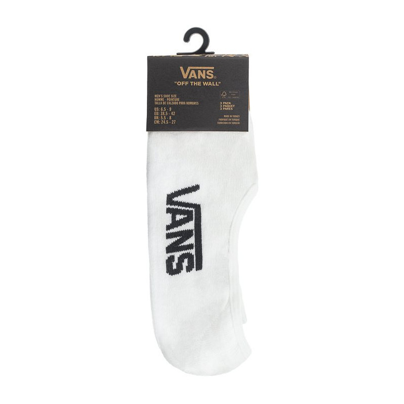 Vans Classic No Show Rox White VN000F10WHT1 (VA424-b) socks