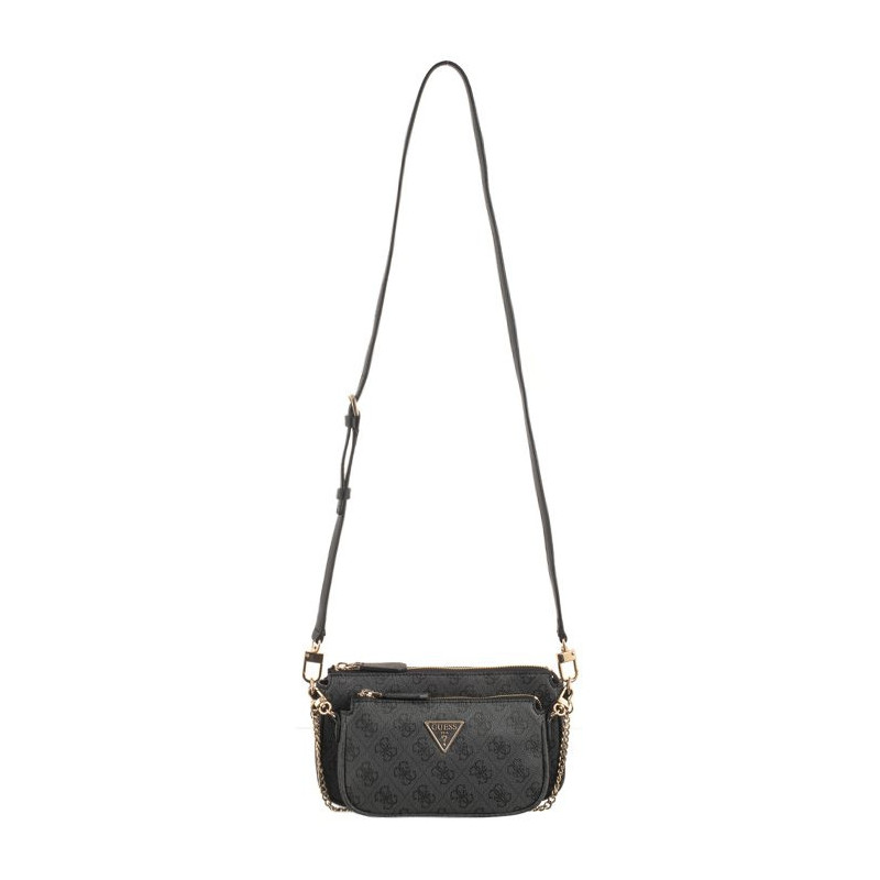 Guess Noelle Dbl Pouch Crossbody HWBG78 79710 Coal Logo (GU515-b) käekott