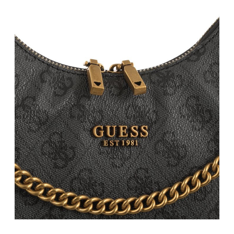 Guess Dagan Sml Convertible Hobo HWSB92 02010 Coal Logo (GU571-a) handbag