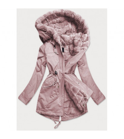 WARM TRANSITION PARKA POWDER PINK (W806) striukė