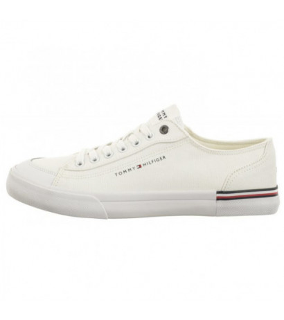 Tommy Hilfiger Corporate Vulc Canvas White FM0FM04954 YBS (TH1028-b) čības