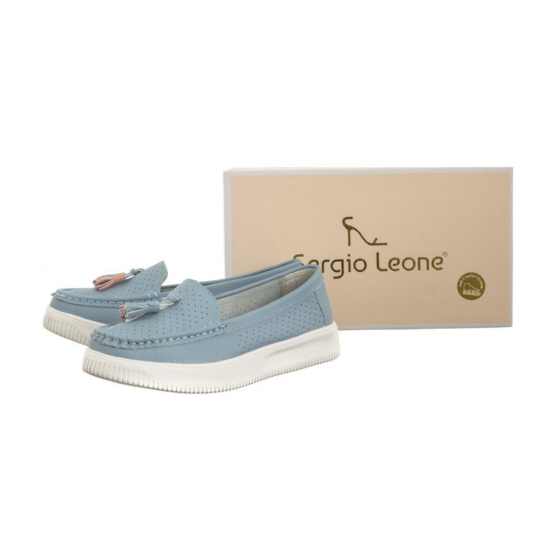 Sergio Leone Niebieskie SP 015 (SL505-a) shoes