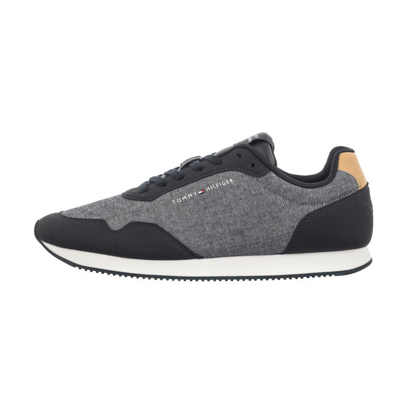 Tommy Hilfiger Lo Runner Mix Chambray Desert Sky FM0FM05070 DW5 (TH1024-a) sportiniai bateliai