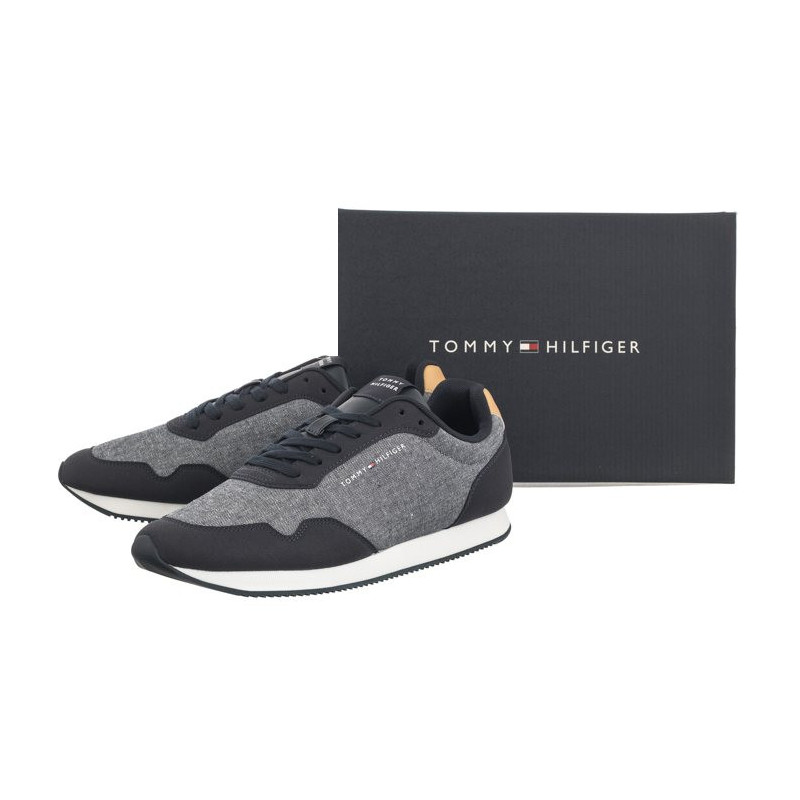 Tommy Hilfiger Lo Runner Mix Chambray Desert Sky FM0FM05070 DW5 (TH1024-a) spordijalatsid