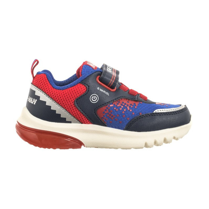 Geox J Ciberdron F - Mesh+Print. Marvel Spiderman Lights Navy/Red J45LBF 014CE C0735 (GE151-a) sportiniai bateliai