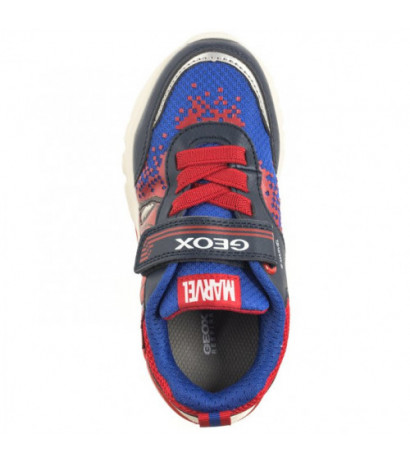 Geox J Ciberdron F - Mesh+Print. Marvel Spiderman Lights Navy/Red J45LBF 014CE C0735 (GE151-a) sportiniai bateliai