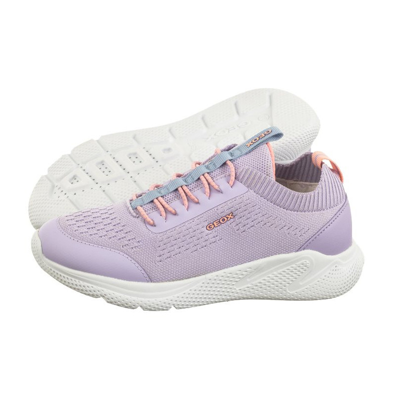 Geox J Sprintye G.B - Knitt.Text. Lilac/Lt Coral J25FWB 0006K C8R7Q (GE155-a) spordijalatsid