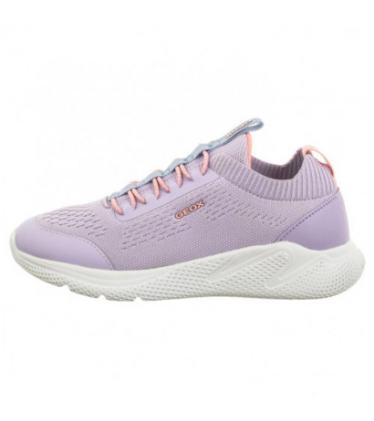 Geox J Sprintye G.B - Knitt.Text. Lilac/Lt Coral J25FWB 0006K C8R7Q (GE155-a) sporta apavi