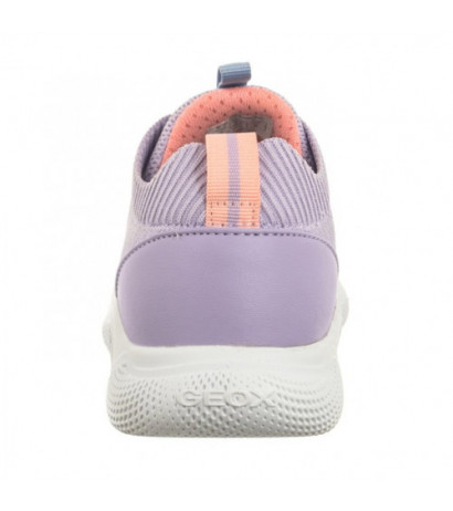 Geox J Sprintye G.B - Knitt.Text. Lilac/Lt Coral J25FWB 0006K C8R7Q (GE155-a) sporta apavi