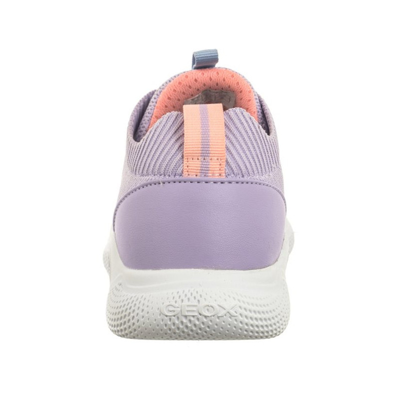 Geox J Sprintye G.B - Knitt.Text. Lilac/Lt Coral J25FWB 0006K C8R7Q (GE155-a) sporta apavi