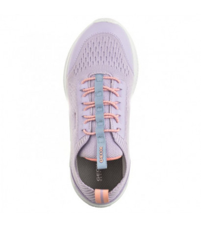 Geox J Sprintye G.B - Knitt.Text. Lilac/Lt Coral J25FWB 0006K C8R7Q (GE155-a) sporta apavi