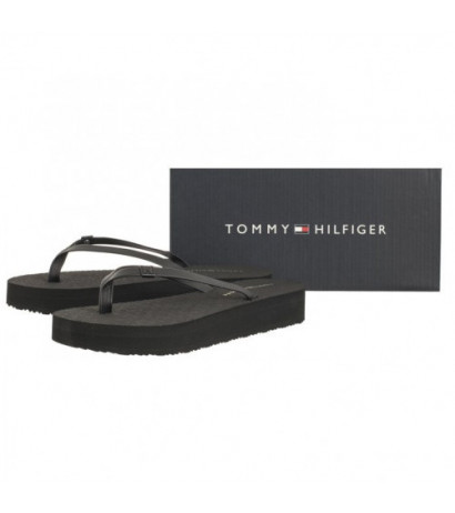 Tommy Hilfiger Monogram Beach Sandal Black FW0FW07854 BDS (TH1031-a) apavi