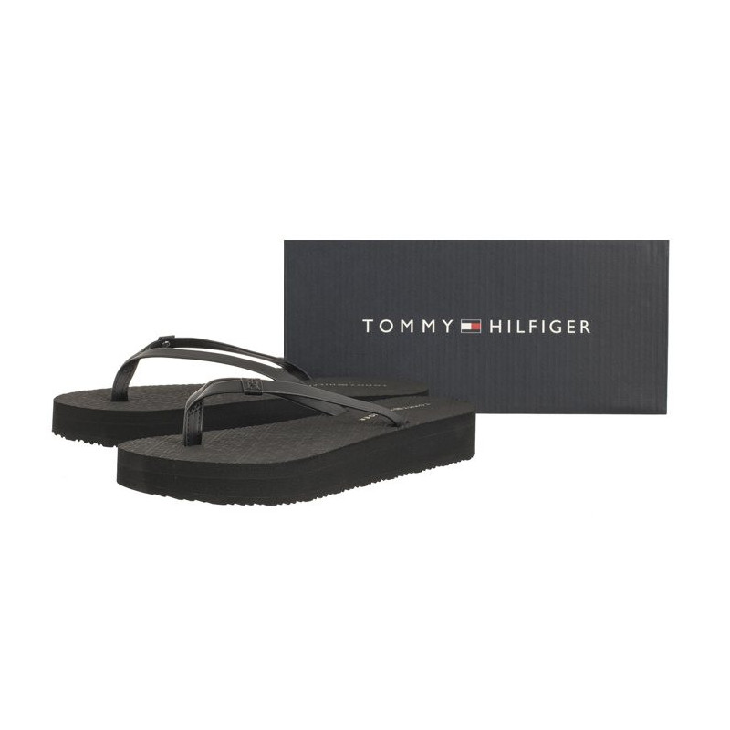 Tommy Hilfiger Monogram Beach Sandal Black FW0FW07854 BDS (TH1031-a) apavi