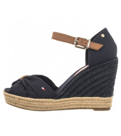 Tommy Hilfiger Basic Open Toe High Wedge Space Blue FW0FW04784 DW6 (TH1013-b) kurpes