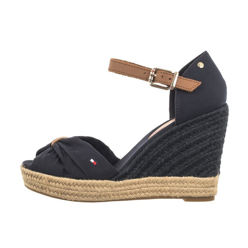 Tommy Hilfiger Basic Open Toe High Wedge Space Blue FW0FW04784 DW6 (TH1013-b) kurpes