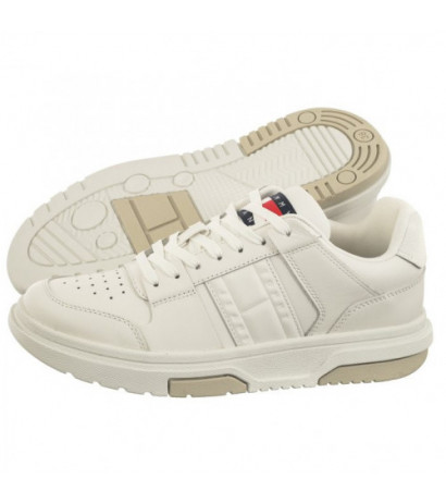 Tommy Hilfiger The Brooklyn Leather Ecru EN0EN02475 YBL (TH1018-a) sports Shoes