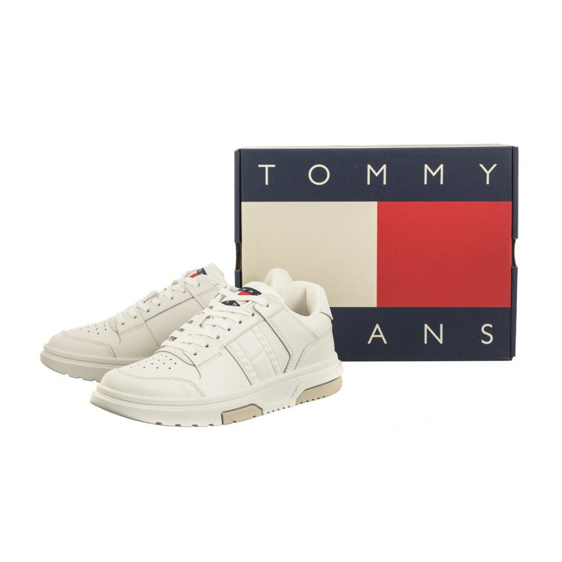 Tommy Hilfiger The Brooklyn Leather Ecru EN0EN02475 YBL (TH1018-a) spordijalatsid