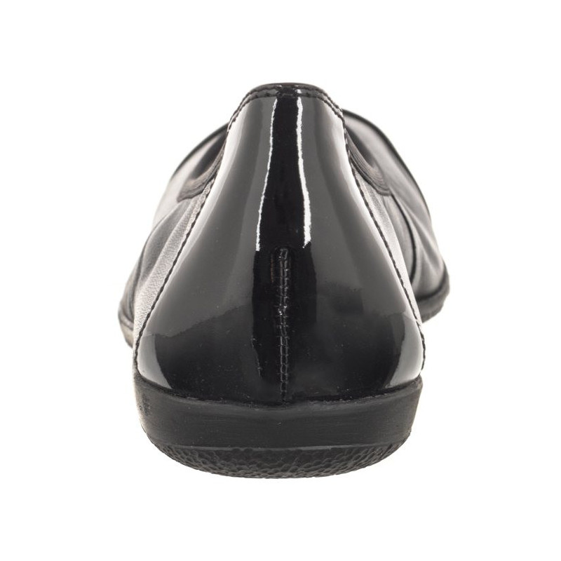 Caprice Czarne 9-22152-42 019 Black Comb (CP395-b) ballerinas