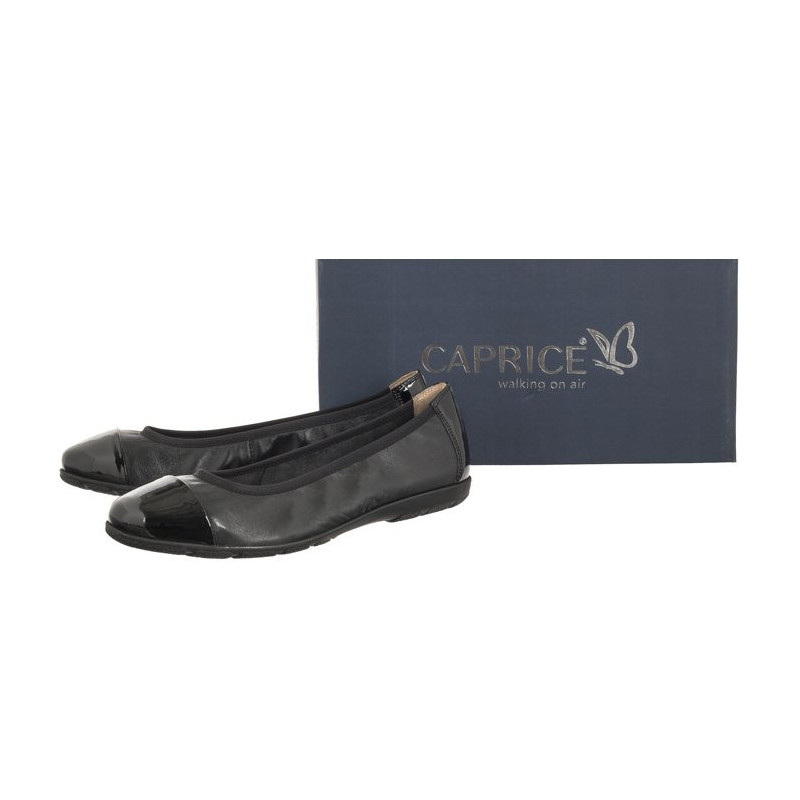 Caprice Czarne 9-22152-42 019 Black Comb (CP395-b) baleriinid