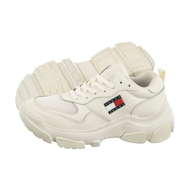 Tommy Hilfiger Tjw Lightweight Hybrid Runner Ecru EN0EN02566 YBL (TH1035-a) sports Shoes