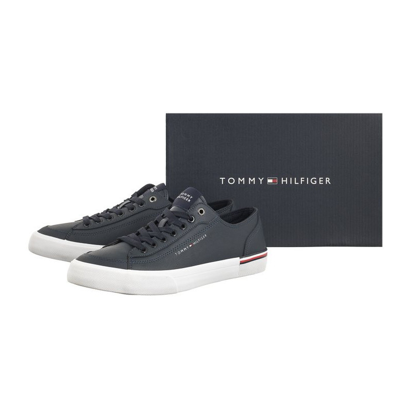 Tommy Hilfiger Corporate Vulc Leather Desert Sky FM0FM04953 DW5 (TH1029-a) spordijalatsid