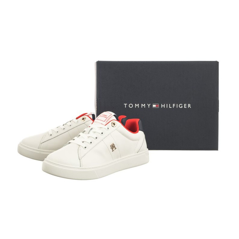 Tommy Hilfiger Essential Elevated Court Sneaker Ecru FW0FW07685 YBL (TH1026-a) spordijalatsid