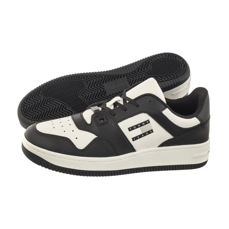 Tommy Hilfiger Tjm Basket Leather Black EM0EM01378 BDS (TH1022-a) spordijalatsid