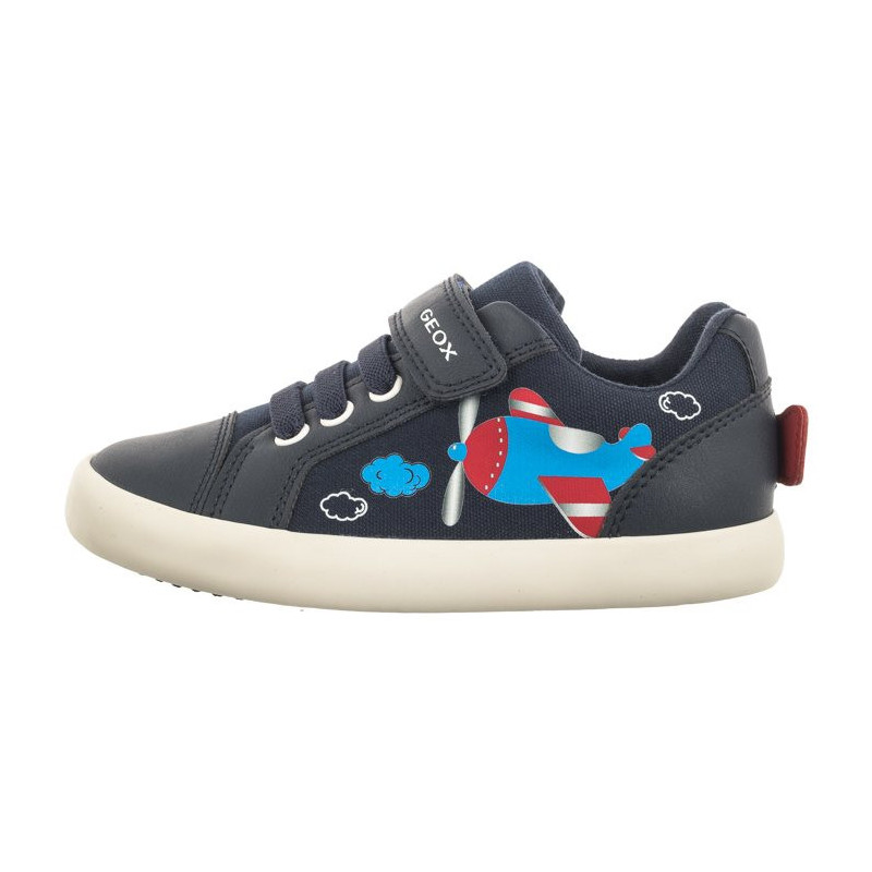 Geox B Gisli B.C - Canvas + Geobuck Navy/Red B451NC 01054 C0735 (GE141-a) sportiniai bateliai