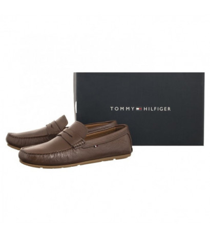 Tommy Hilfiger Casual Hilfiger Leather Driver Winter Cognac FM0FM04999 GVI (TH1034-a) apavi