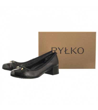 Ryłko Czarne 3LNF6_T_ __45F (RY804-a) shoes