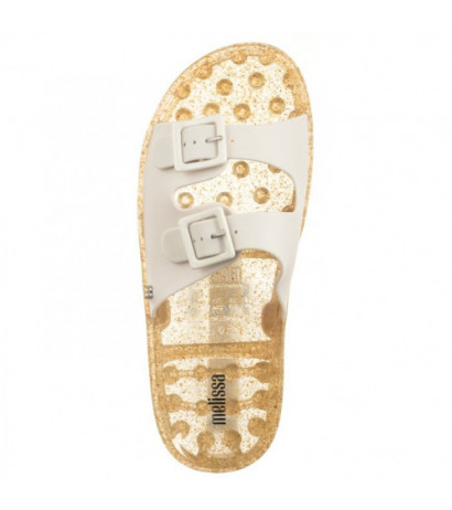 Melissa Wide AD 32950/53843 White/Rice Husk (ML179-b) Women's Shoes/Flip Flops