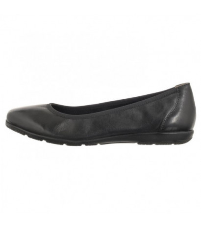 Caprice Czarne 9-22150-42 022 Black Nappa (CP398-a) balerīnas