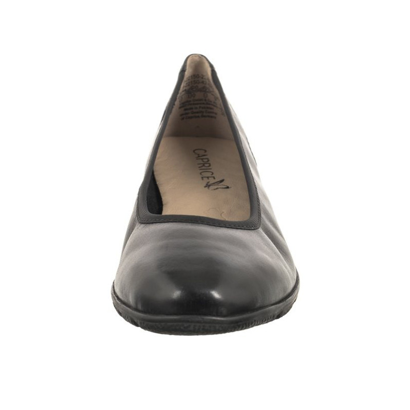 Caprice Czarne 9-22150-42 022 Black Nappa (CP398-a) balerīnas