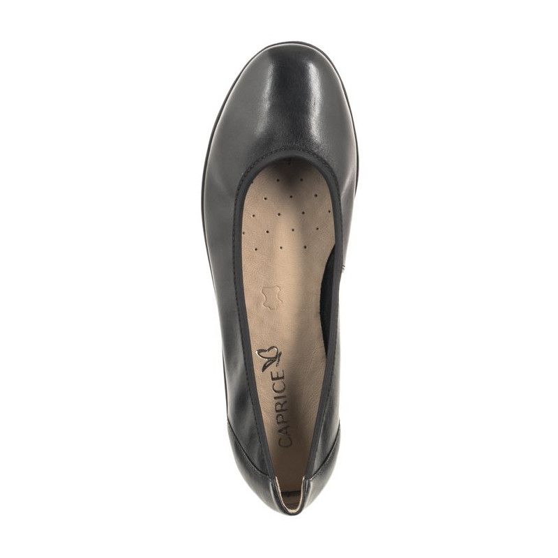 Caprice Czarne 9-22150-42 022 Black Nappa (CP398-a) ballerinas