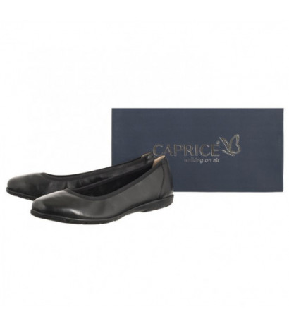 Caprice Czarne 9-22150-42 022 Black Nappa (CP398-a) baleriinid