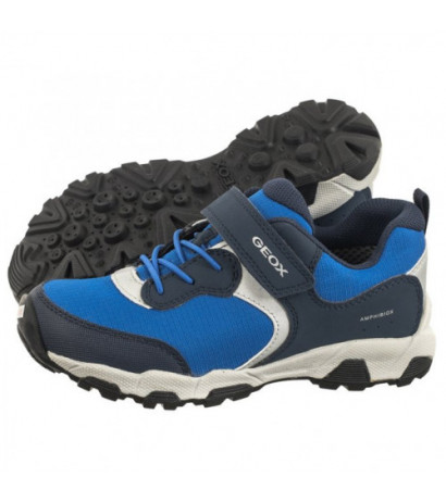 Geox J Magnetar B.B ABX A - Nyl+Dbk Navy/Royal J453ZA 0FU50 C4226 (GE146-a) sports shoes