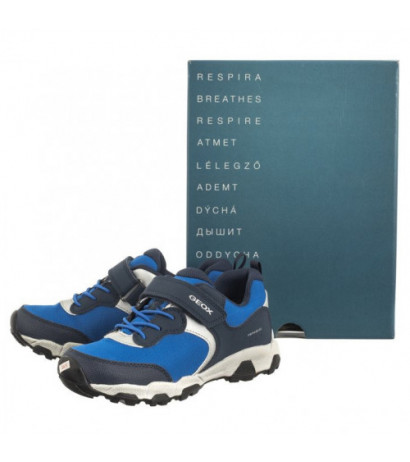 Geox J Magnetar B.B ABX A - Nyl+Dbk Navy/Royal J453ZA 0FU50 C4226 (GE146-a) sports shoes