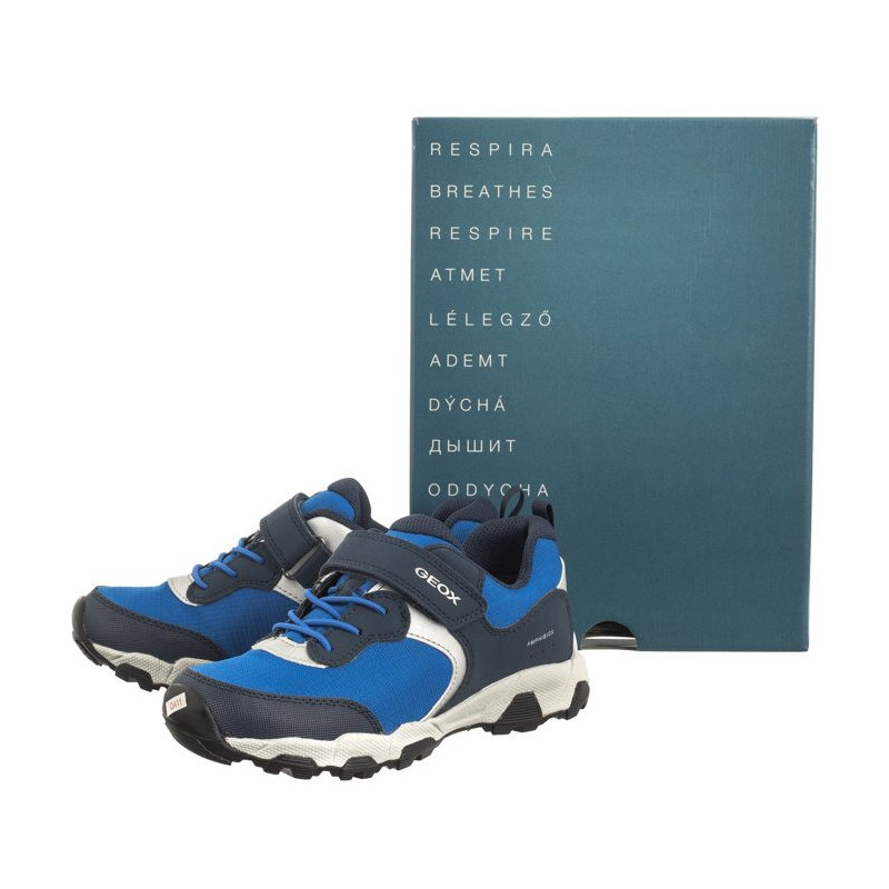 Geox J Magnetar B.B ABX A - Nyl+Dbk Navy/Royal J453ZA 0FU50 C4226 (GE146-a) sports shoes