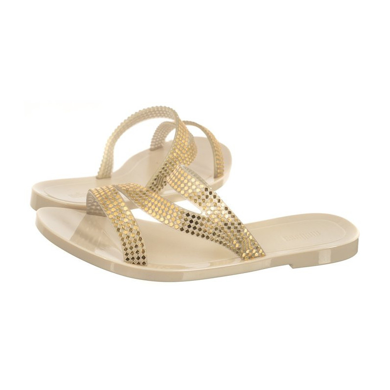 Melissa Siena Slide AD 33989/AS885 Beige/Gold (ML290-a) Moteriški batai/šlepetės